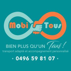 Taxi MobiTous Enghien Votre Taxi du Quotidien     .      véhicule adapté également pour personnes à mobilité réduite.         toutes destinations 0496 / 59 81 07